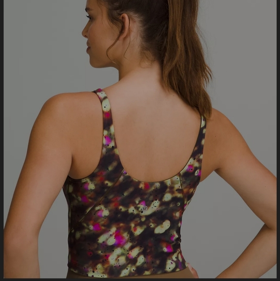 Nwt Lululemon athletica align tank splatter green 8 - Picture 4 of 9